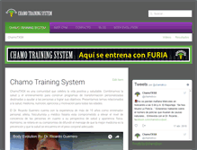 Tablet Screenshot of chamotrainingsystem.com